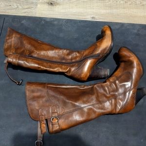 Born leather knee high boots